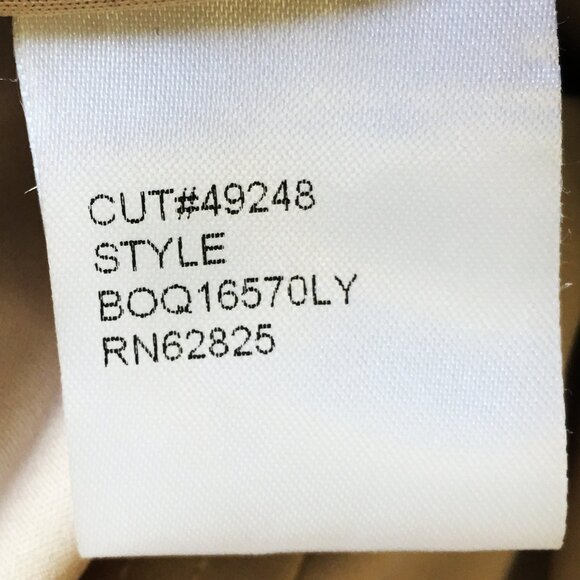 TADOSHI SHOJI Gold & Cream Blanchett Metallic V-Neck Gown - Picture 14 of 16